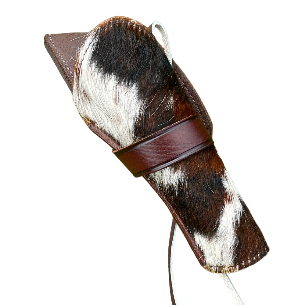 Cross Draw Western Holster | Real Cowhide