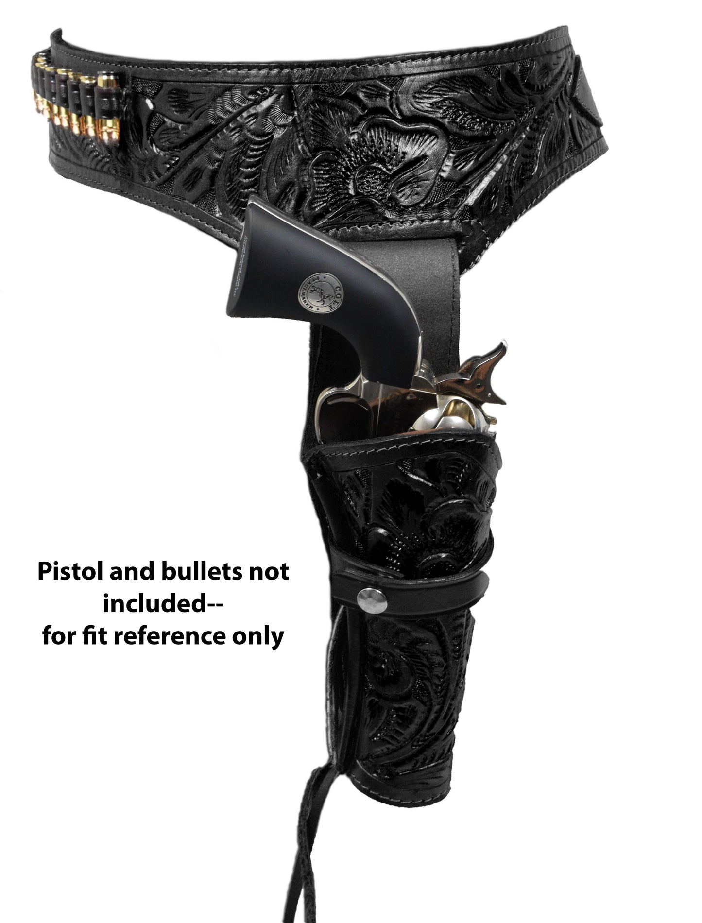 Leather Western Holster Belt