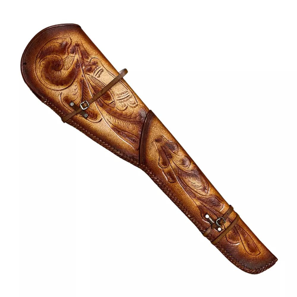 backpack rifle scabbard leather ZOLO LEATHERS 35-Inch with 1 turrets and up to a 24 barrel. HULARA LEATHER RIFLE/SHOTGUN SCABBARD HUNTING