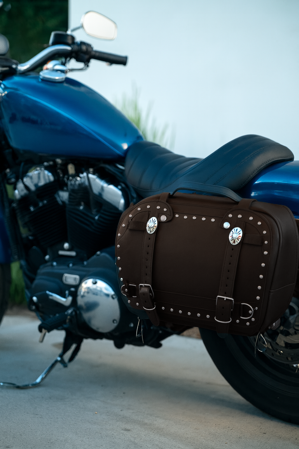 Motorcycle Saddle Bags / Bicycle & eBike Saddle Bags - Real Leather