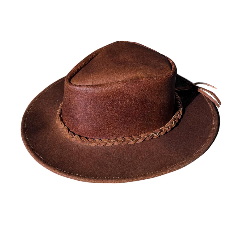 dark brown cowboy hat