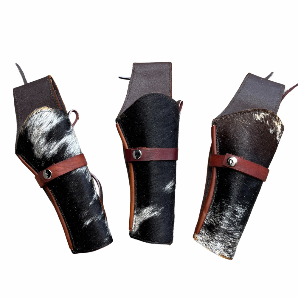 Hip Draw Western Holster | Real Cowhide - Speckled