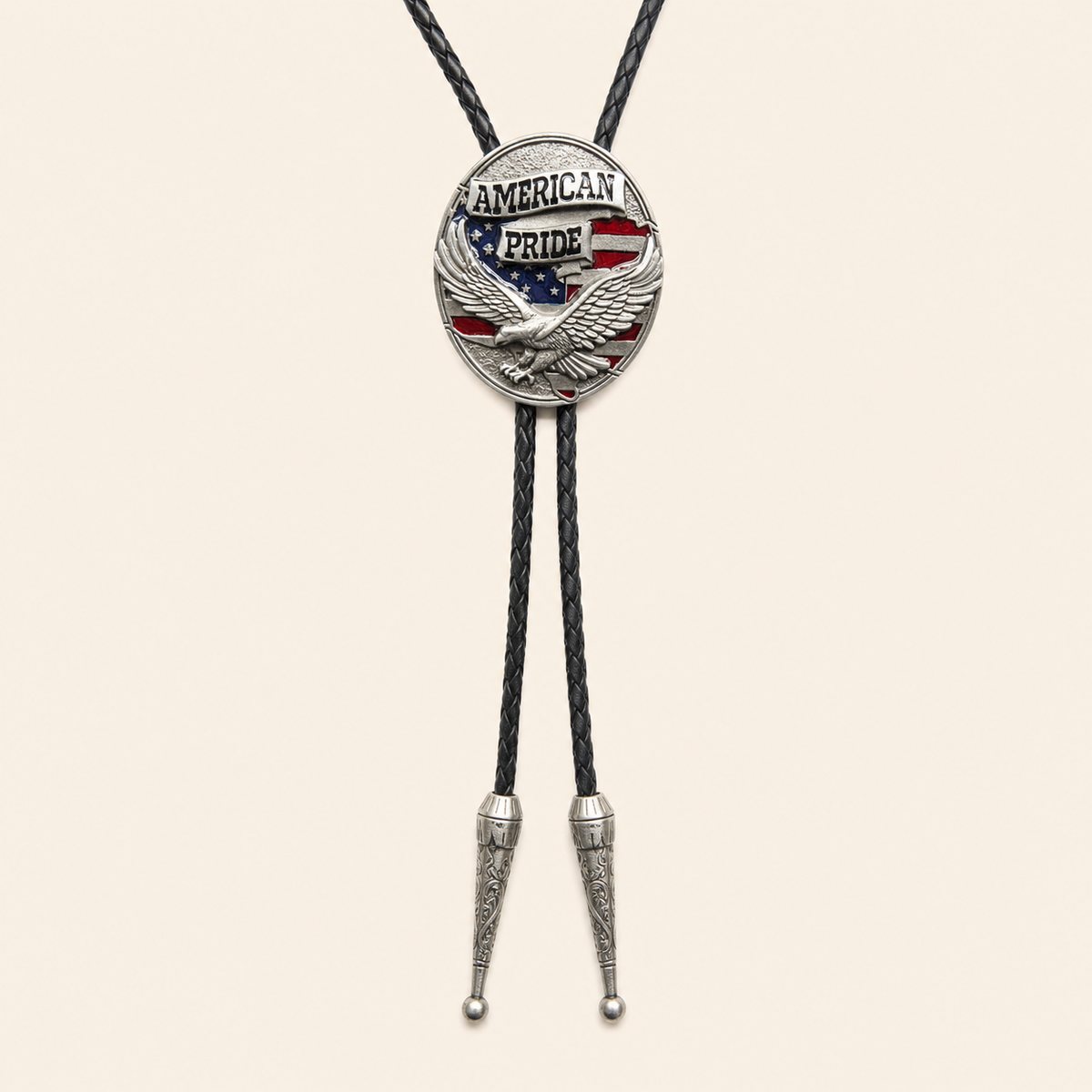 American Pride Eagle Flag Bolo Tie