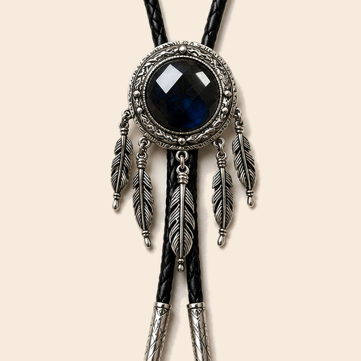 Dreamcatcher Labradorite Bolo Tie