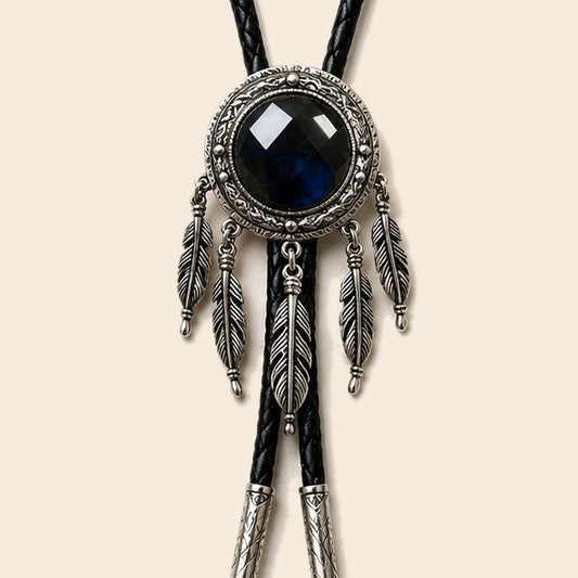 Dreamcatcher Labradorite Bolo Tie
