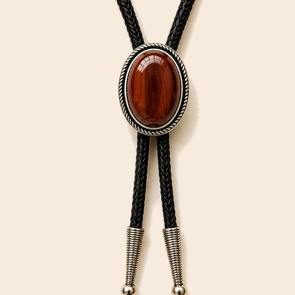 Rust Canyon Red Tiger Eye Bolo Tie