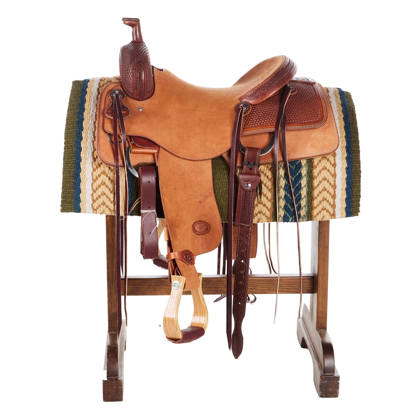 1425-5 Iron Horse 36x34 New Zealand Wool Saddle Blanket