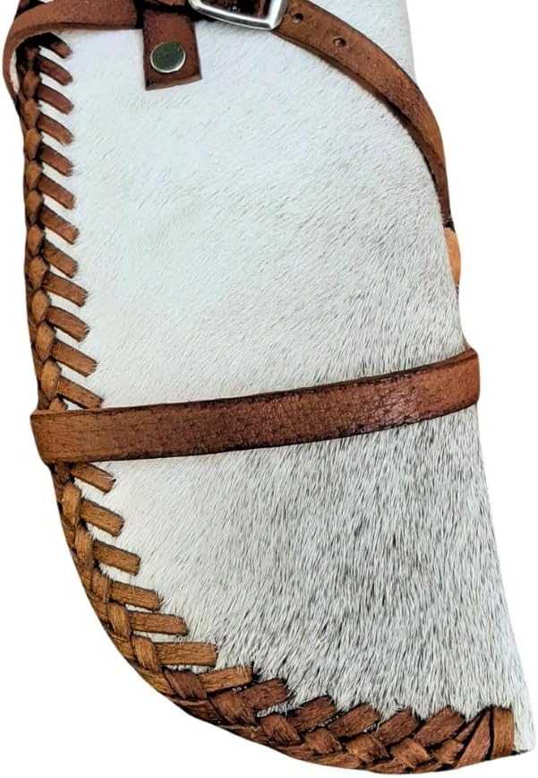 Cowhide Leather Rifle Scabbard / Shotgun Sleeve - Grey Solid