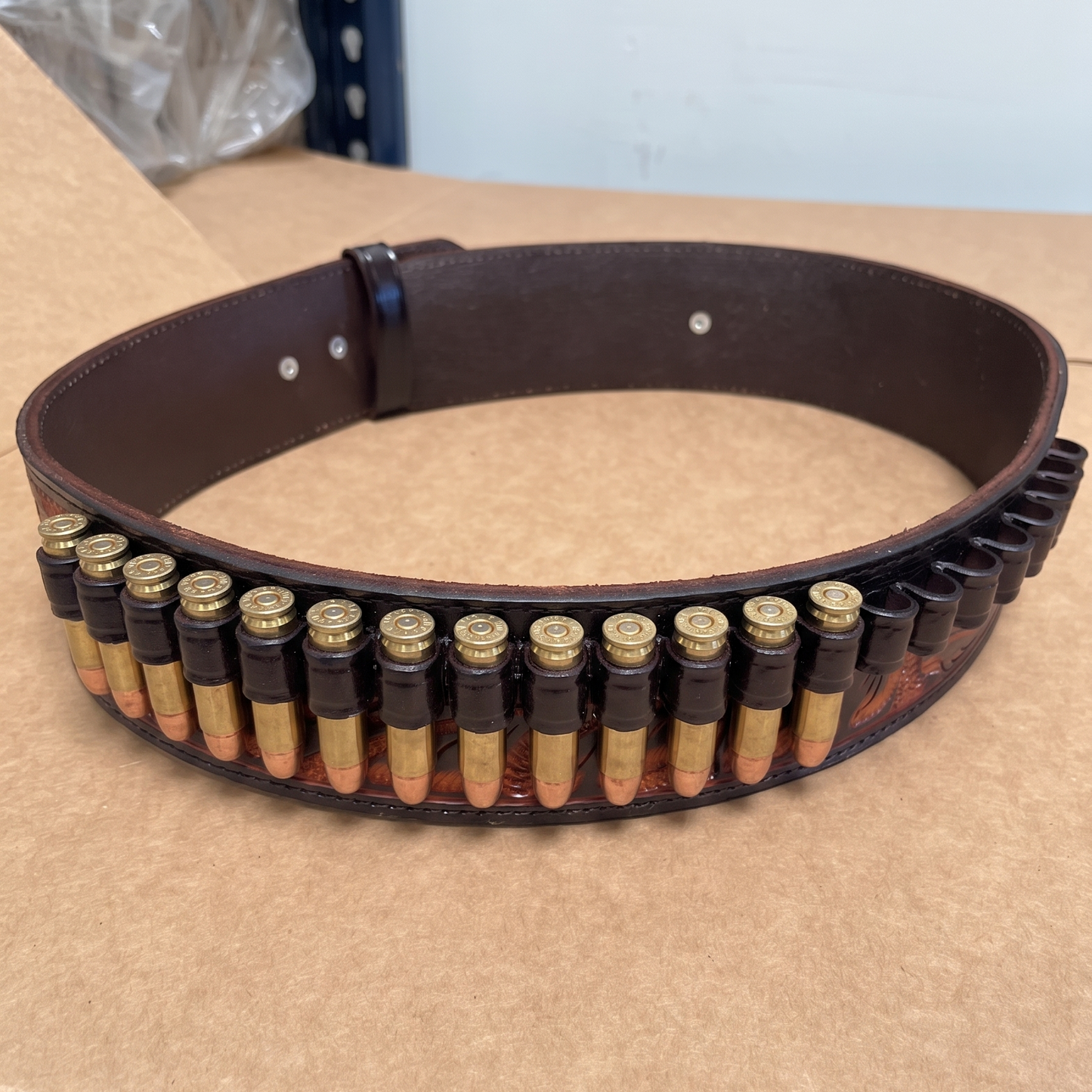 Western Belt Ammo Holder | Cartridge Belt | .44 / .45 Caliber