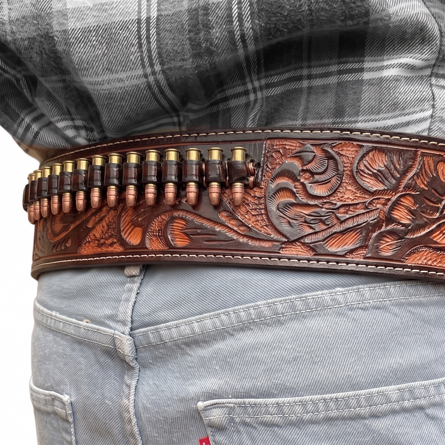 Western Belt Ammo Holder | Cartridge Belt | .22 Caliber