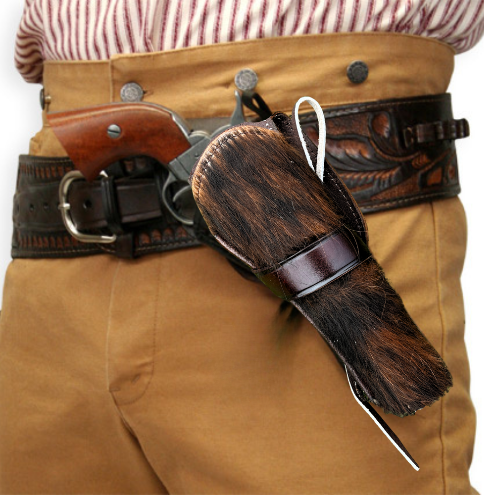 Cross Draw Western Holster | Real Cowhide
