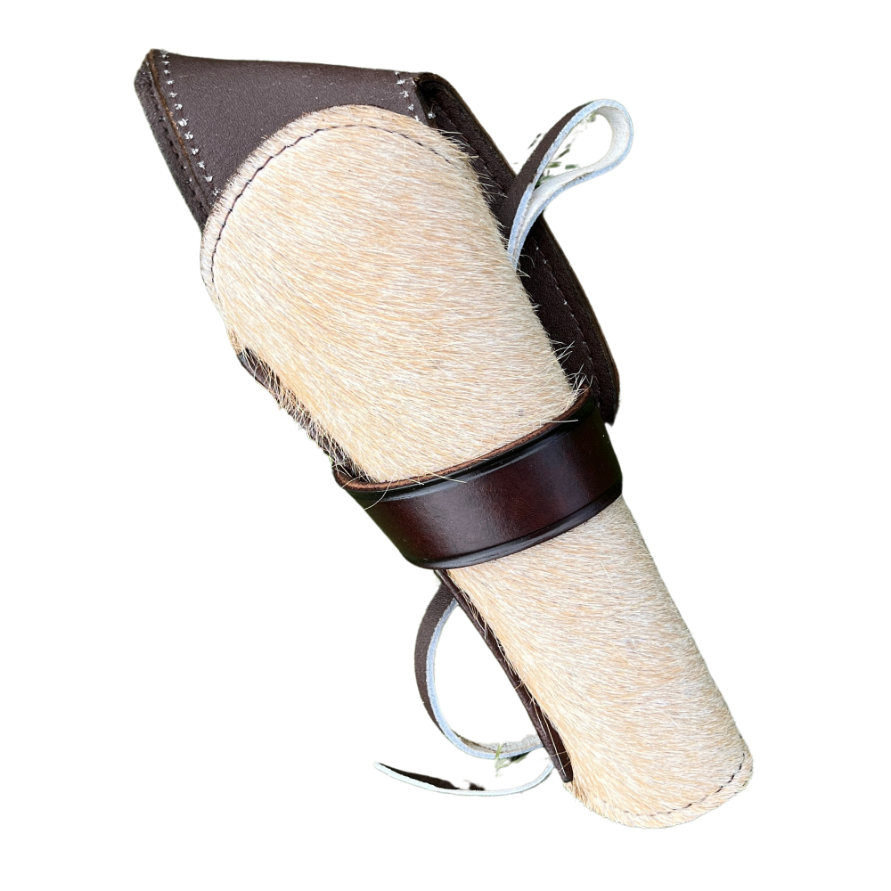 Cross Draw Western Holster | Real Cowhide