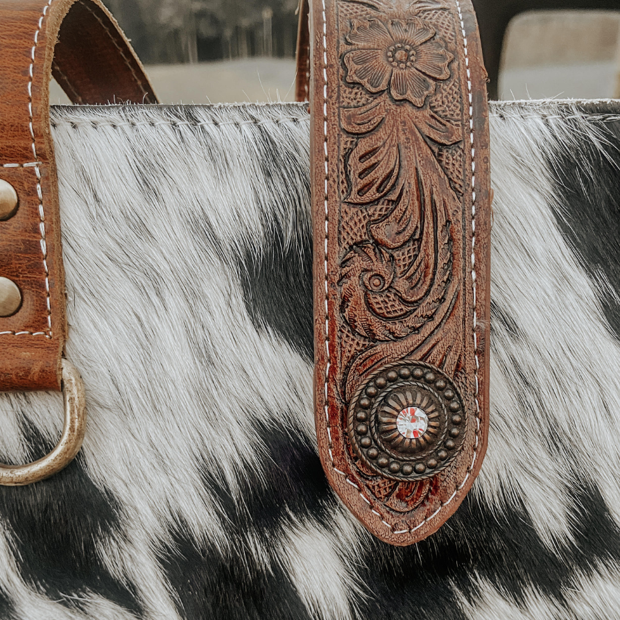 Darby Cowhide Carry All Overnight Bag