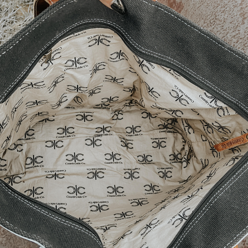 Darby Cowhide Carry All Overnight Bag