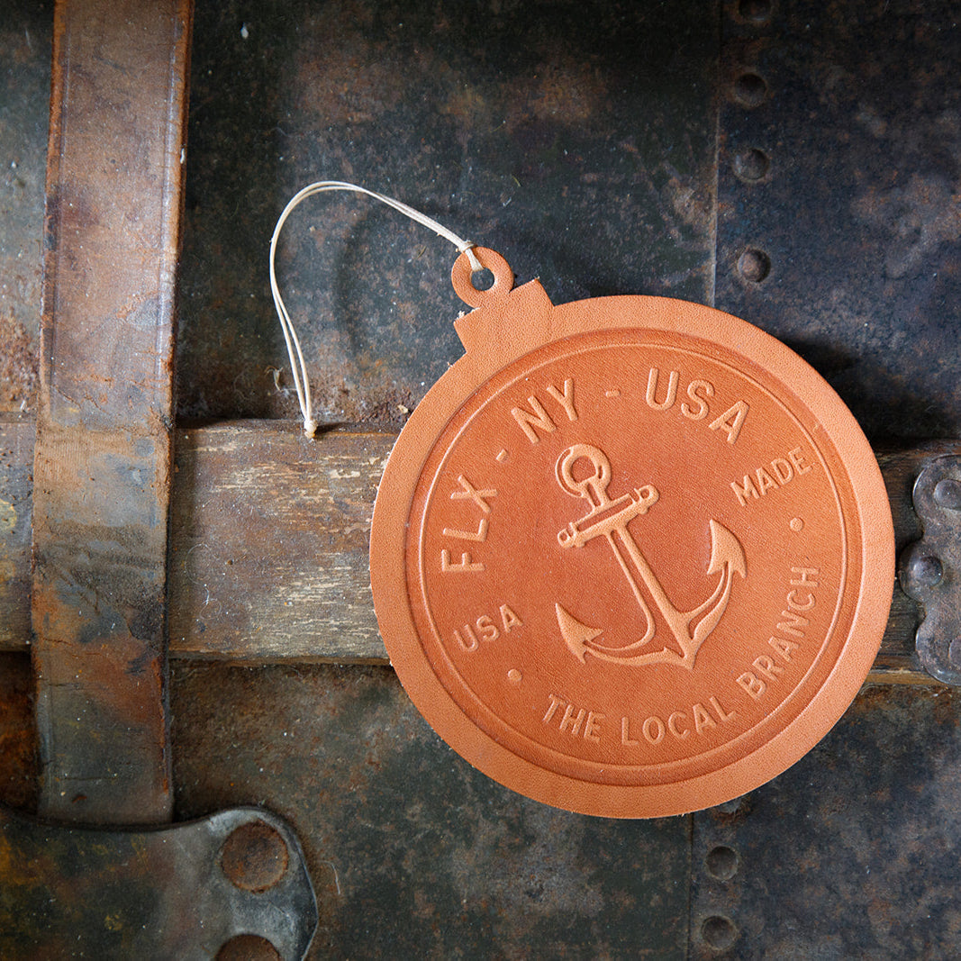 Leather Ornament  - USA Made