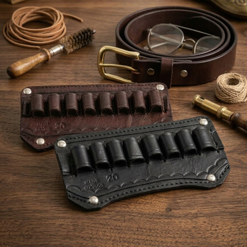 Shotgun Shell Holder | Cartridge Belt Attachment | 20 Gauge