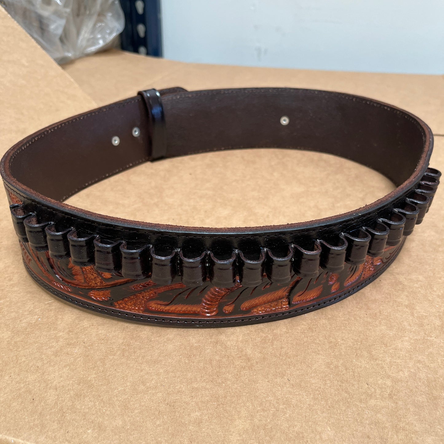 Western Belt Ammo Holder | Cartridge Belt | .44 / .45 Caliber