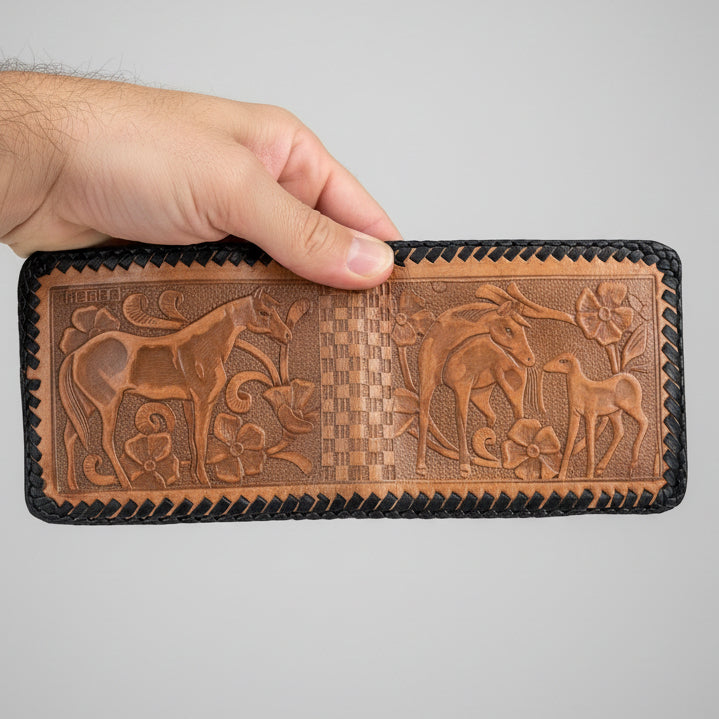 Western Leather Wallet - Maverick & Mare