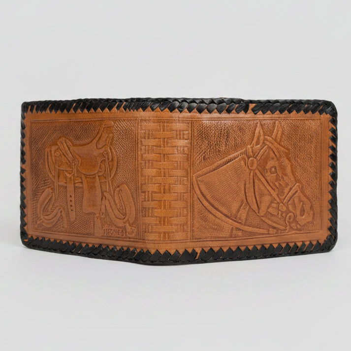Western Leather Wallet - Saddles N Spurs