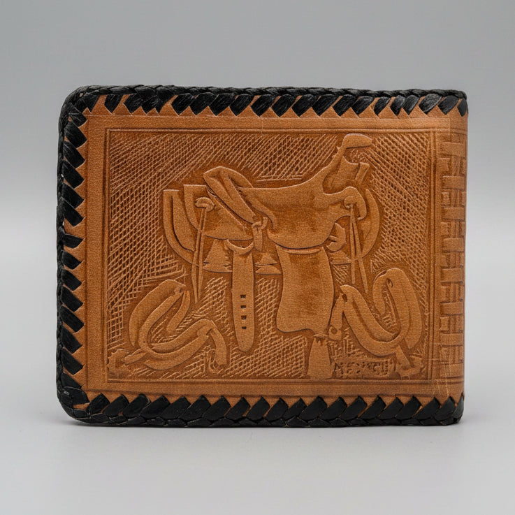 Western Leather Wallet - Saddles N Spurs
