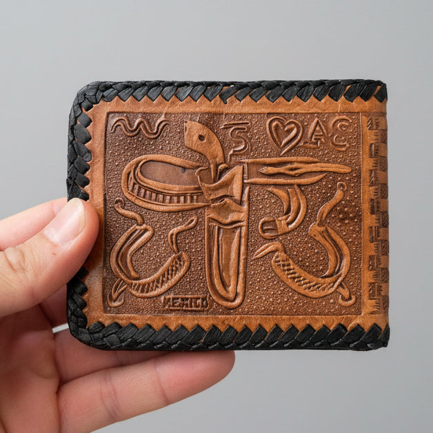 Western Leather Wallet - Freedom Series