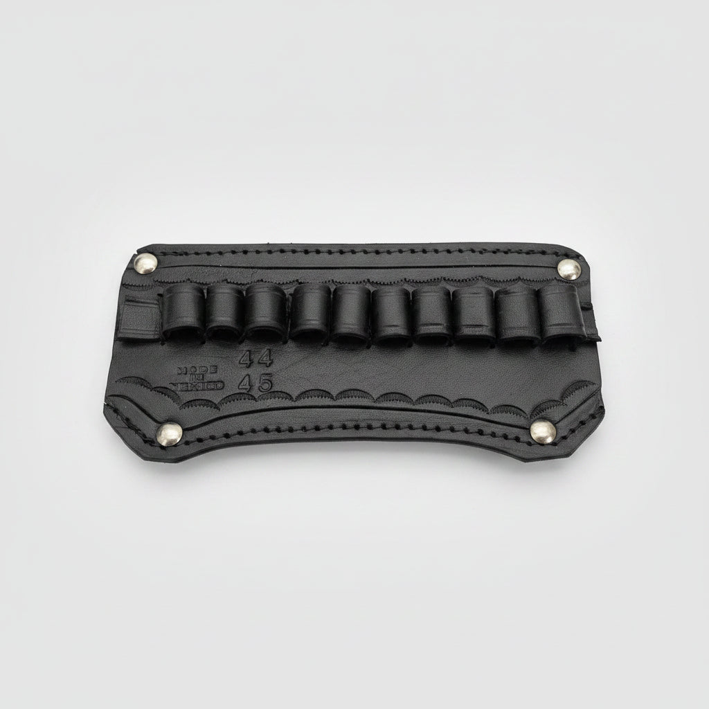 Leather Ammo Holder | Cartridge Belt Attachment | .44 .45 Caliber