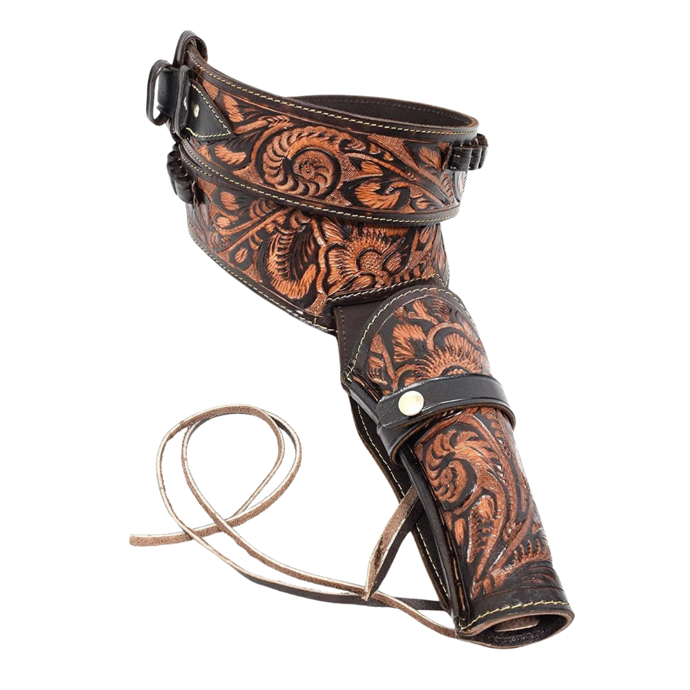 Leather cowboy holster