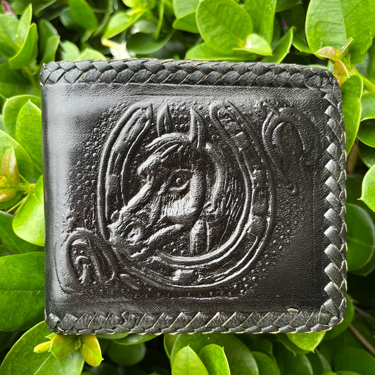 Leather Wallet - Horseshoe