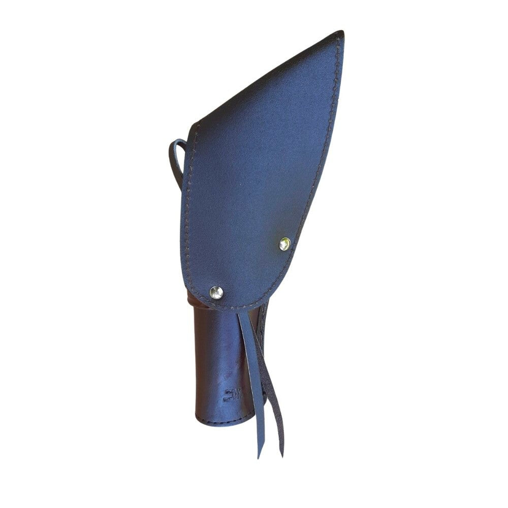 Cross Draw Leather Holster - Solid Dark Brown