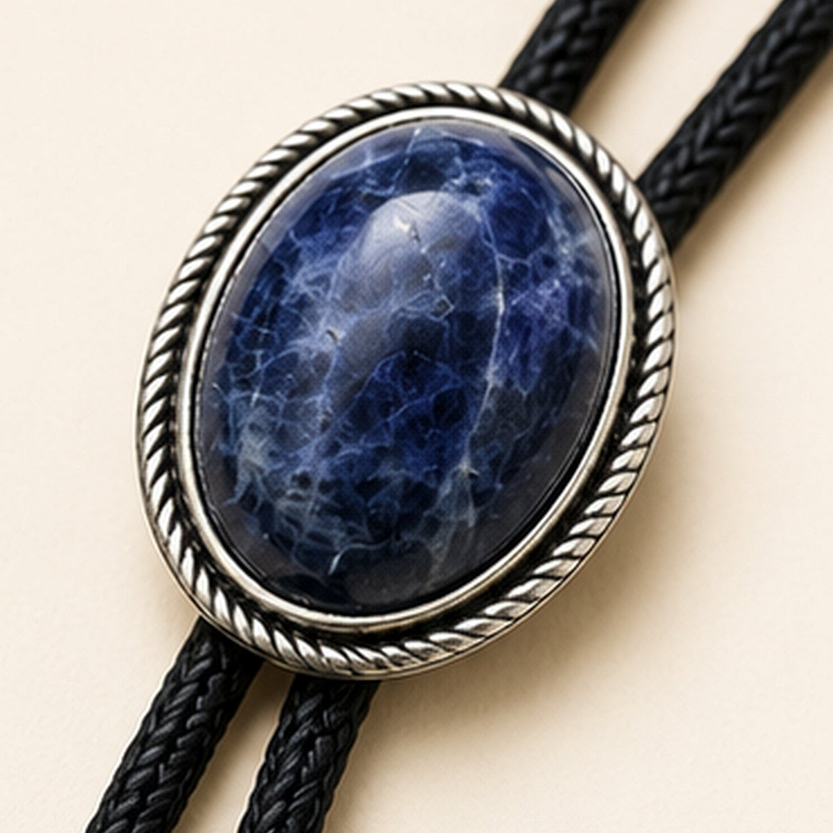 Blue Ridge Blue Stone Bolo Tie