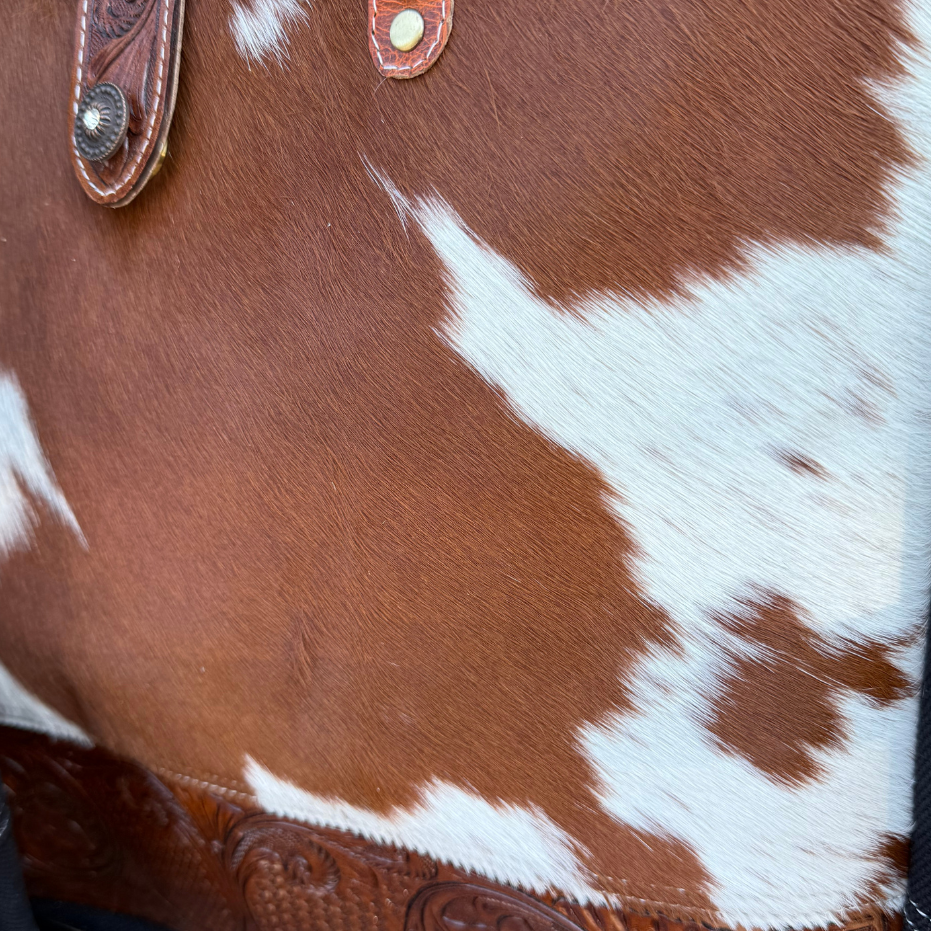 Darby Cowhide Carry All Overnight Bag