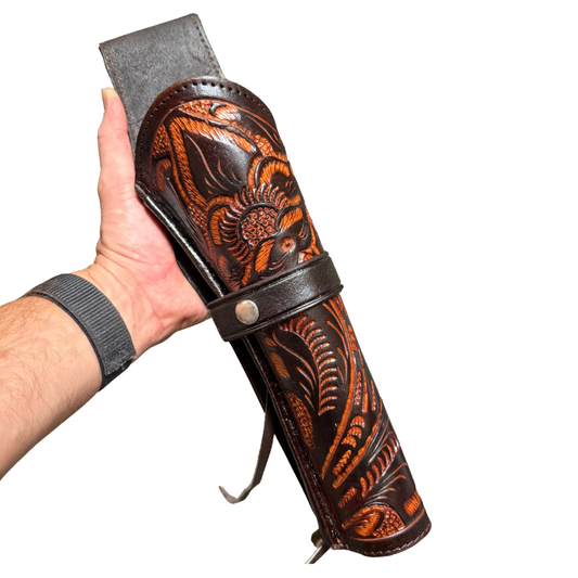BIG Leather Holster Long Barrel XXL - Brown