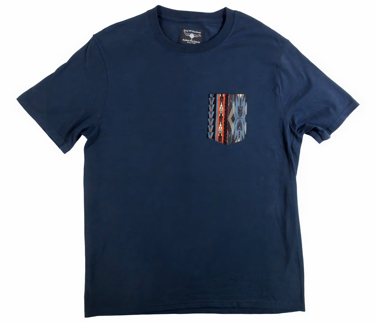 Flying R Ranchwear - Southwest Print - Pocket T-shirt - Made in USA