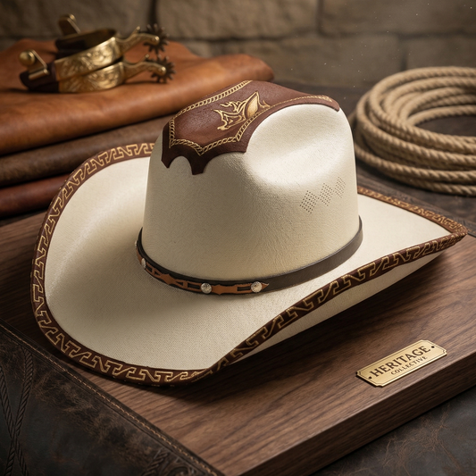 Rodeo Cowboy Hat | Brown Canvas